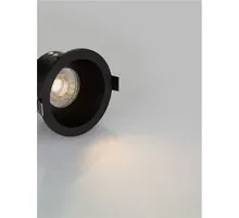 Spot fix Nova Luce Ceid, 1xGU10, D86 mm, negru, incastrat, IP65