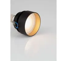Spot fix Nova Luce Certa, 1xGU10, D80 mm, negru-auriu, incastrat