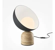 Veioza Maytoni Tavo 1xG9, H33 cm, alb, bej, negru