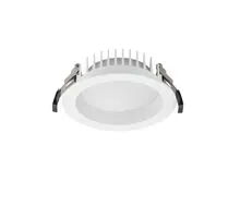 Spot fix LED Nova Luce Dine Micropristamic, 18W, 3000-4000-5000K, D145 mm, alb, switch, incastrat, IP54