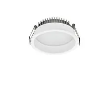 Spot fix LED Nova Luce Fati Micropristamic, 23W, 3000K, D176 mm, alb, incastrat