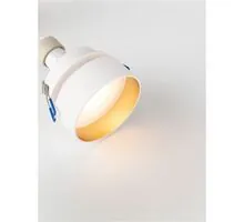 Spot fix Nova Luce Certa, 1xGU10, D80 mm, alb-auriu, incastrat