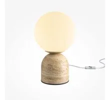 Veioza Maytoni Tavo 1xG9, H25 cm, alb, bej, negru