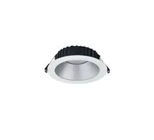 Spot fix LED Nova Luce Vessel, 24W, 3000-4000-5700K, D190 mm, alb, switch, incastrat, IP54