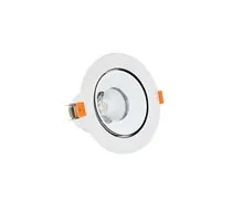 Spot reglabil LED Nova Luce Oblio, 28W, 3000K, D159 mm, unghi 40°, alb, incastrat