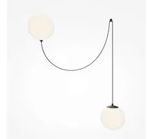 Pendul LED Maytoni Twins, 16W, 3000K, alb, negru