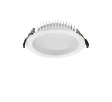 Spot fix LED Nova Luce Dine Micropristamic, 25W, 3000-4000-5000K, D190 mm, alb, switch, incastrat, IP54