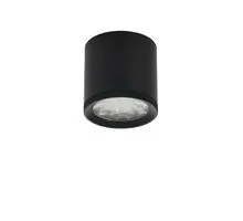 Spot fix LED Nova Luce Roller, 9W, 3000K, D55 mm, negru, dimabil Triac