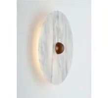 Aplica LED Nova Luce Marbelle, 9W, 3000K, alb, bronz, IP20