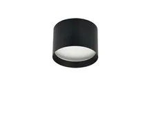 Spot fix LED Nova Luce Cannos, 20W, 3000K, D144 mm, negru