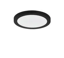 Plafoniera LED Nova Luce Cerium, 24W, 2700/3000/3500/4000/6500K, D307 mm, negru, switch, IP54