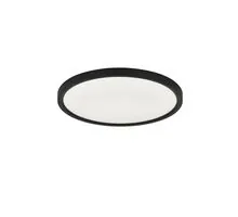 Plafoniera LED Nova Luce Cerium, 30W, 2700/3000/3500/4000/6500K, D397 mm, negru, switch, dimabil Triac