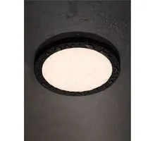 Plafoniera LED Nova Luce Cerium, 24W, 2700/3000/3500/4000/6500K, D307 mm, negru, switch, IP54