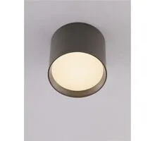 Spot fix LED Nova Luce Ziaza, 10W, 3000K, D100 mm, nichel
