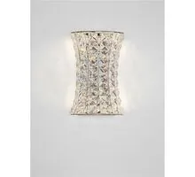 Aplica LED cristal Nova Luce Celysia, 12W, 3500K, H28 cm, crom