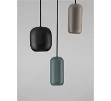 Pendul Nova Luce Marlin, 3xGU10 max. 10W, maro, verde, negru, IP20