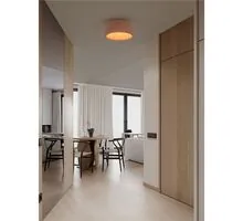 Plafoniera Nova Luce Davo, 1xE27 max. 12W, D430 mm, stone red