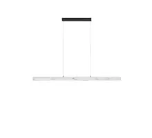 Pendul LED Nova Luce Vaster, 36W, 3000K, 1906 lumeni, L1200 mm, Hmax 1500 mm, negru, dimabil Triac