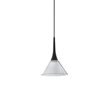 Pendul LED Ideal Lux Cocktail, 7W, 3000K, Hmax 251 cm, negru
