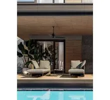 Plafoniera cu ventilator Nova Luce Blowy, 35W, negru, telecomanda, Summer & Winter Mode, IP54