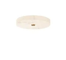 Plafoniera LED Nova Luce Serita, 36W, 3000K, 2381 lumeni, D500 mm, H60 mm, alama, auriu, dimabil Triac