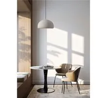 Pendul Nova Luce Davo, 1xE27 max. 12W, D43 cm, Hmax 225 cm, gri