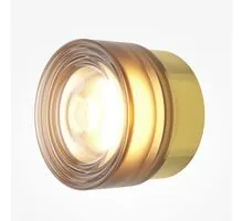 Aplica LED Maytoni Olo, 6W, 2700/3000/4000K, 550 lumeni, D125 mm, auriu, MOD493WL-L6BSK2