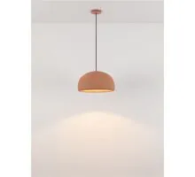 Pendul Nova Luce Davo, 1xE27 max. 12W, D43 cm, Hmax 225 cm, stone red