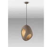 Pendul Nova Luce Tempus, 1xE27 max. 12W,  30x40 cm, Hmax 250 cm, maro