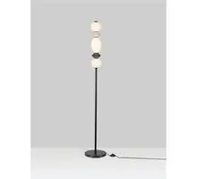 Lampadar LED Nova Luce Pallina, 16W, 3000K, 960 lumeni, H1600 mm, alb, gri, mocha, negru, dimabil switch