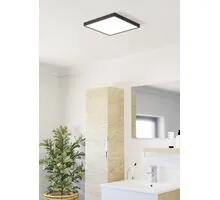 Plafoniera FUEVA 6 LED 13W, 2700K, 4000K, 6500K, 2100 lumeni, 290x290 mm, alb, negru, IP44