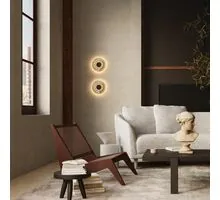 Aplica LED Maytoni Daylight, 10W, 3000K, 250 lumeni, D215 mm, H215 mm, negru