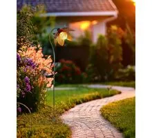 Lampadar gradina floare Globo Solar LED 0,06W, H900 mm, IP44