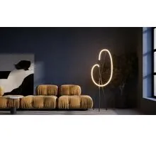 Lampadar LED Maytoni Crochet, 36W, 3000K, 2500 lumeni, H1620 mm, negru, dimabil