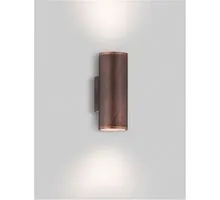 Aplica Nova Luce Nodus, 2xGU10 max. 10W, maro antic, IP54