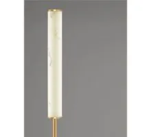 Lampadar LED Nova Luce Nolia, 20W, 3000K, 1336 lumeni, H1400 mm, auriu, alama, negru