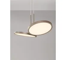 Pendul LED Nova Luce Vea, 14W, CCT switch 2700K-3000K, 867 lumeni, D325 mm, Hmax 2265 mm, champagne, dimabil Triac