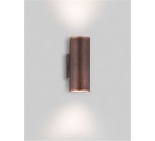 Aplica Nova Luce Nodus, 2xGU10 max. 10W, maro antic, IP54