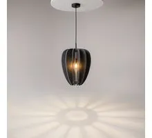 Pendul Maytoni Cambio, 1xE27 max. 60W, D350 mm, Hmax 3570 mm, gri, negru