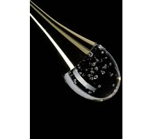 Pendul LED, AZzardo Dalma 1 Go, 4W, 3000K, 320 lumeni, Hmax 1500 mm, auriu