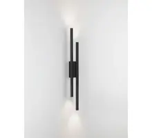 Aplica LED Nova Luce Brillia, 11W, CCT Switch 2700-3000-4000K, 380 lumeni, H600 mm, negru