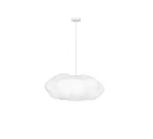 Pendul Nova Luce Cloud, 3xE27, L800 mm, Hmax 2000 mm, alb, IP20