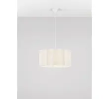 Pendul Nova Luce Alve, 1xE27 max. 12W, L455 mm, Hmax 2000 mm, alb, IP20
