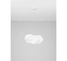 Pendul Nova Luce Cloud, 2xE27, L500 mm, Hmax 2000 mm, alb, IP20