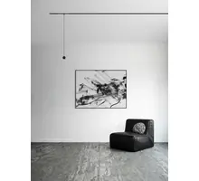 Pendul LED sina magnetica Nova Luce Planet, 5W, 3000K, 200 lumeni, unghi 15°, negru, 24V