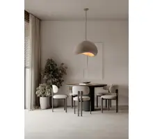 Pendul Nova Luce Natural Aere, 1xE27 max. 12W, L600, Hmax 2500 mm, maro, IP20