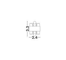 Element de conectare liniar sina slim magnetica Shallow Nova Luce, negru