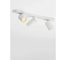 Aplica / plafoniera Nova Luce Zelos, 3xGU10 max. 10W, L600 mm, H137 mm, alb, IP20