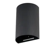 Aplica Azzardo Lucius, 2xGU10 max. 50W, H155 mm, negru, IP20