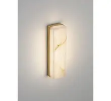 Aplica LED Nova Luce Shado, 7W, 3000K, 393 lumeni, H320 mm, auriu, IP20